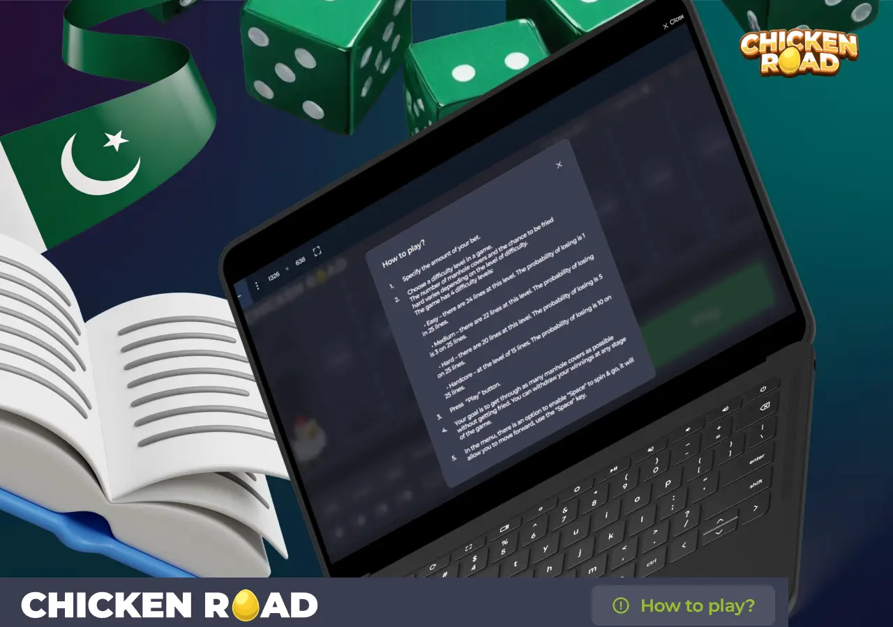 Game description with rules and guidelines for players from Pakistan